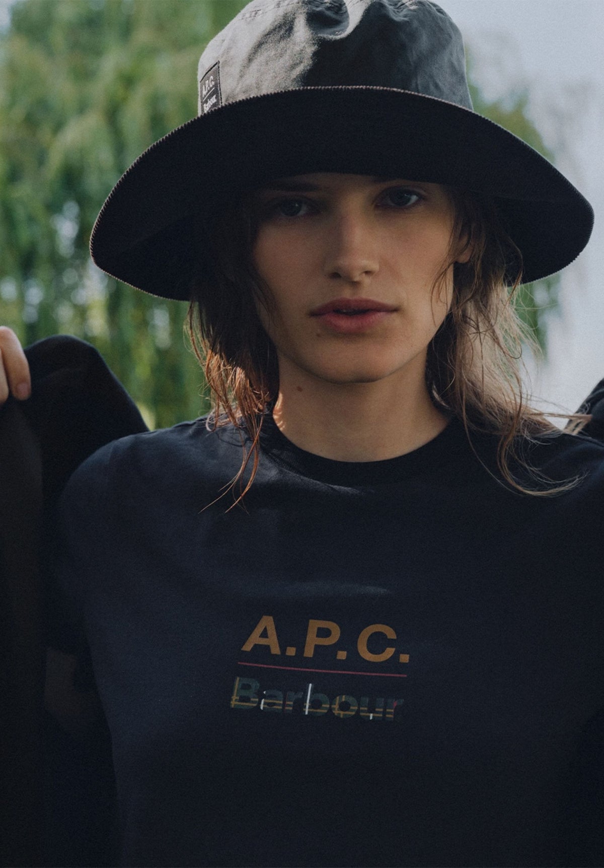 Fischerhut aus gewachster Baumwolle A.P.C X Barbour