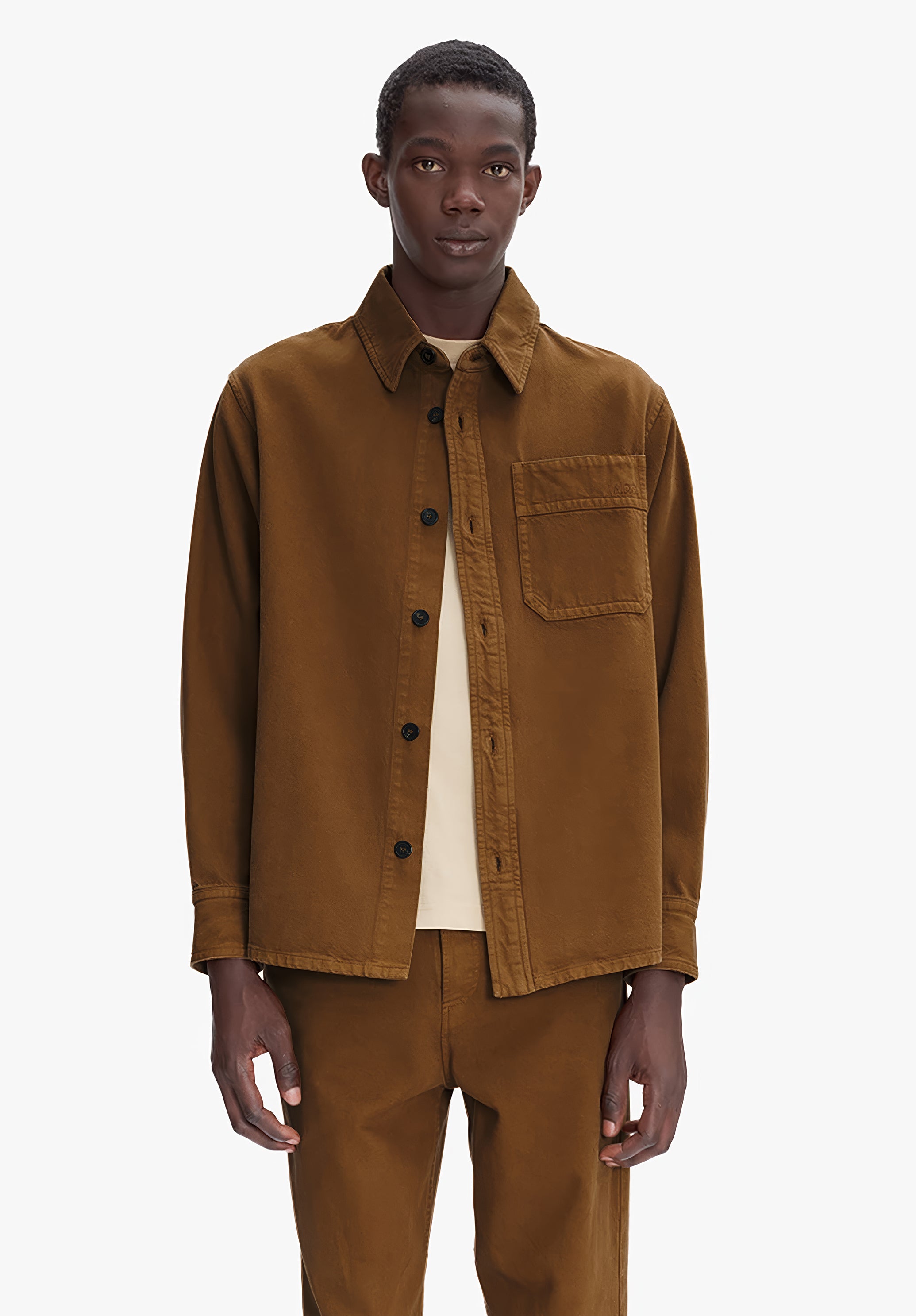 Basile Brodée Poitrine overshirt - 1