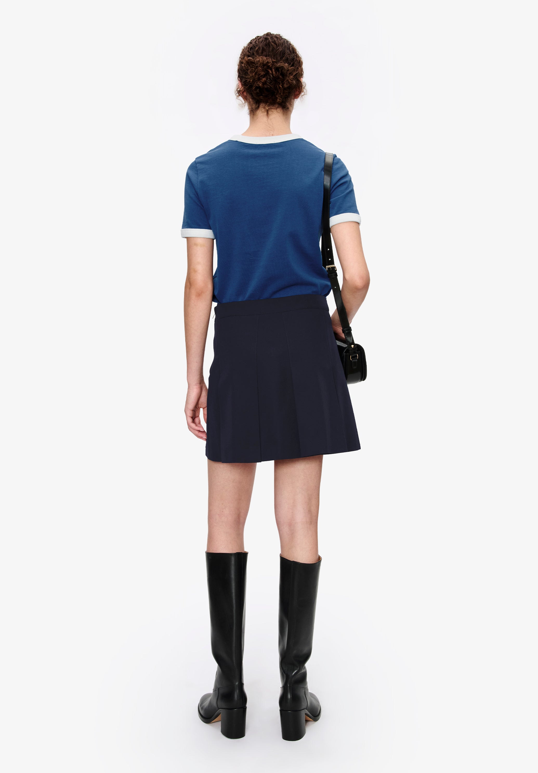 Pleated mini skirt - 3