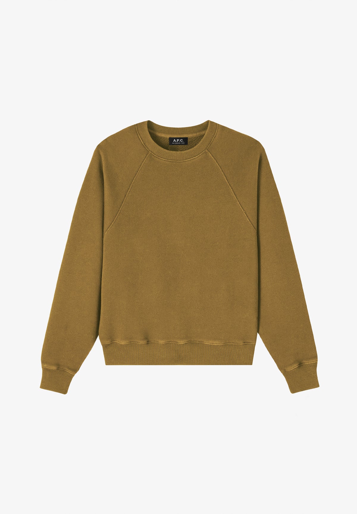 Taupefarbenes Sweatshirt mit Raglanärmeln