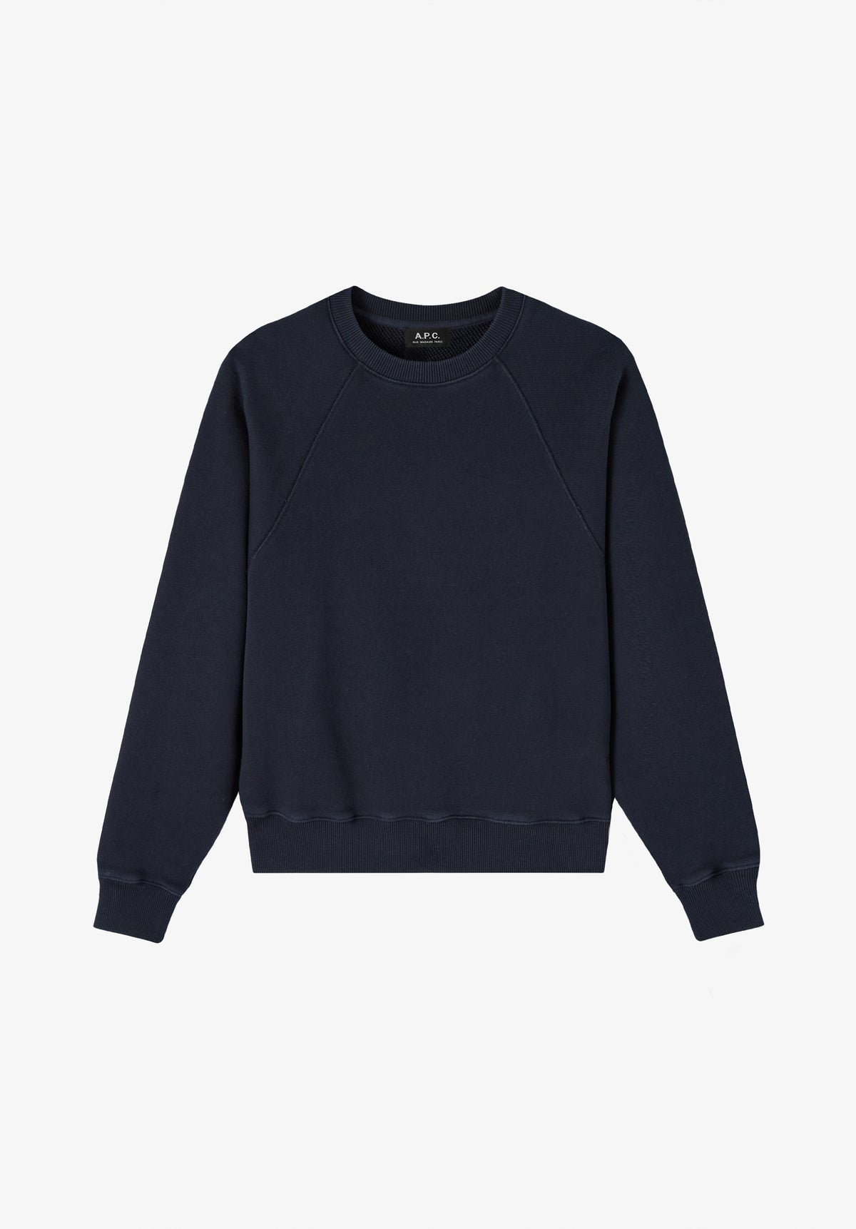 Blaues Sweatshirt mit Raglanärmeln