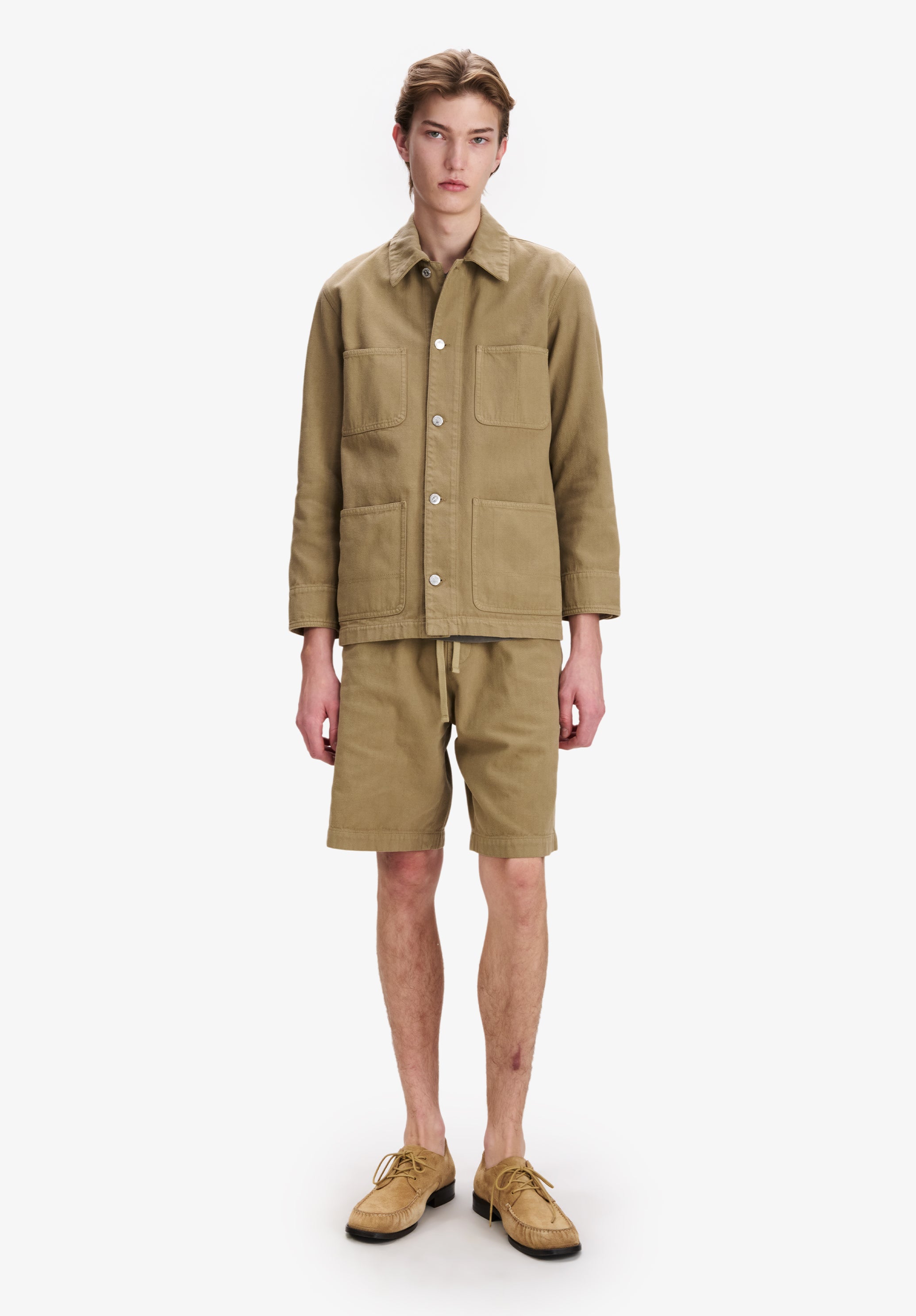Dark beige workwear jacket - 3
