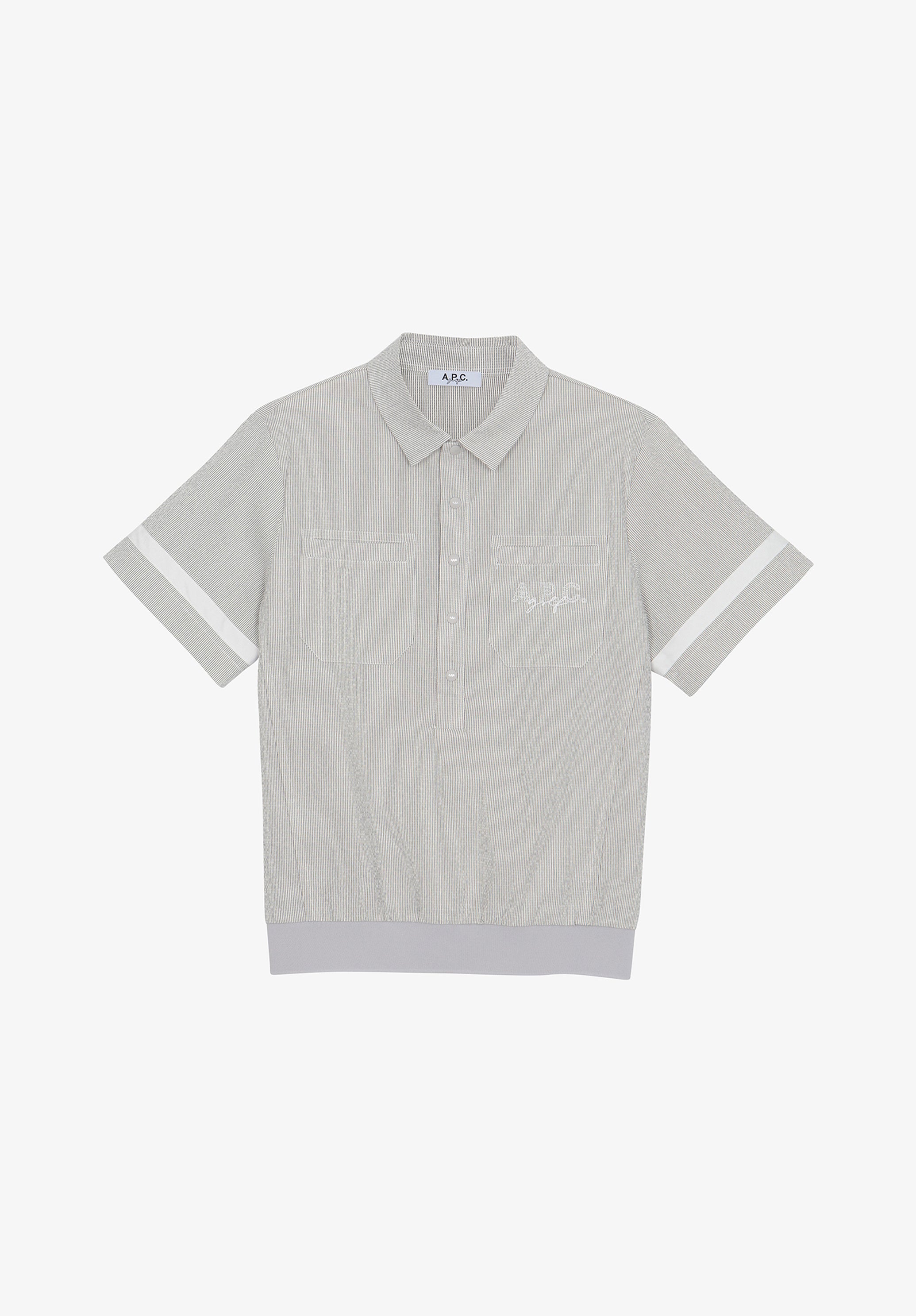 Seersucker polo A.P.C. Golf - 0
