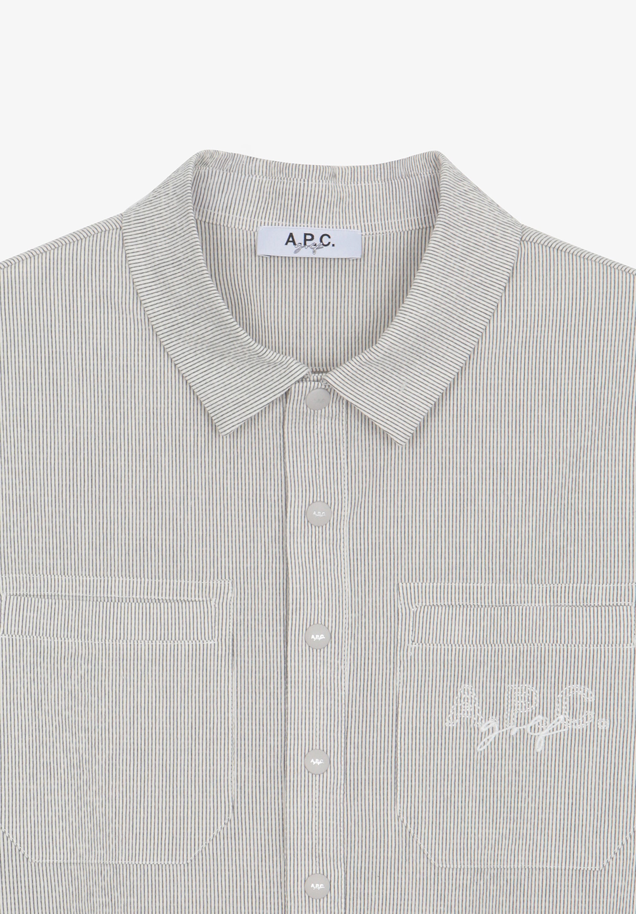 Seersucker polo A.P.C. Golf - 2
