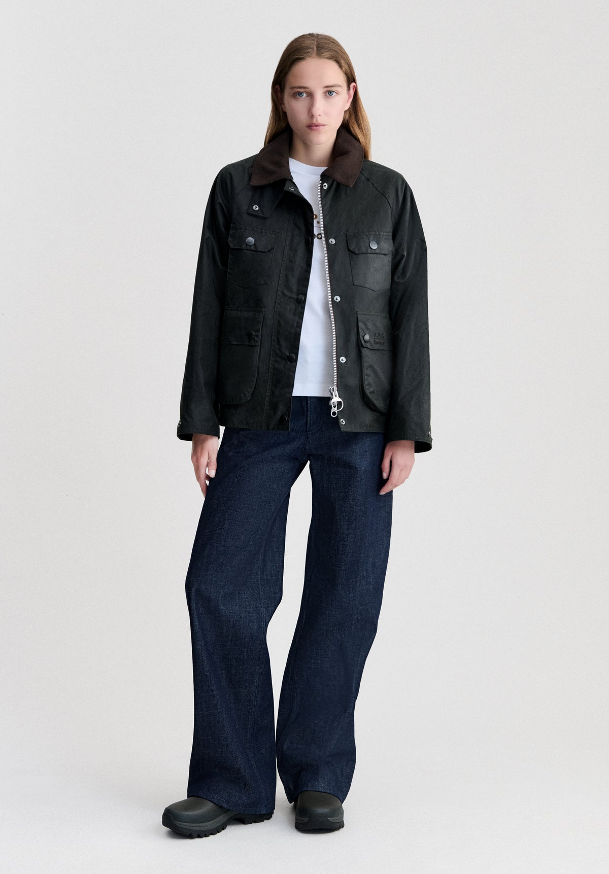 Spey Wax Jacket A.P.C X Barbour - 1
