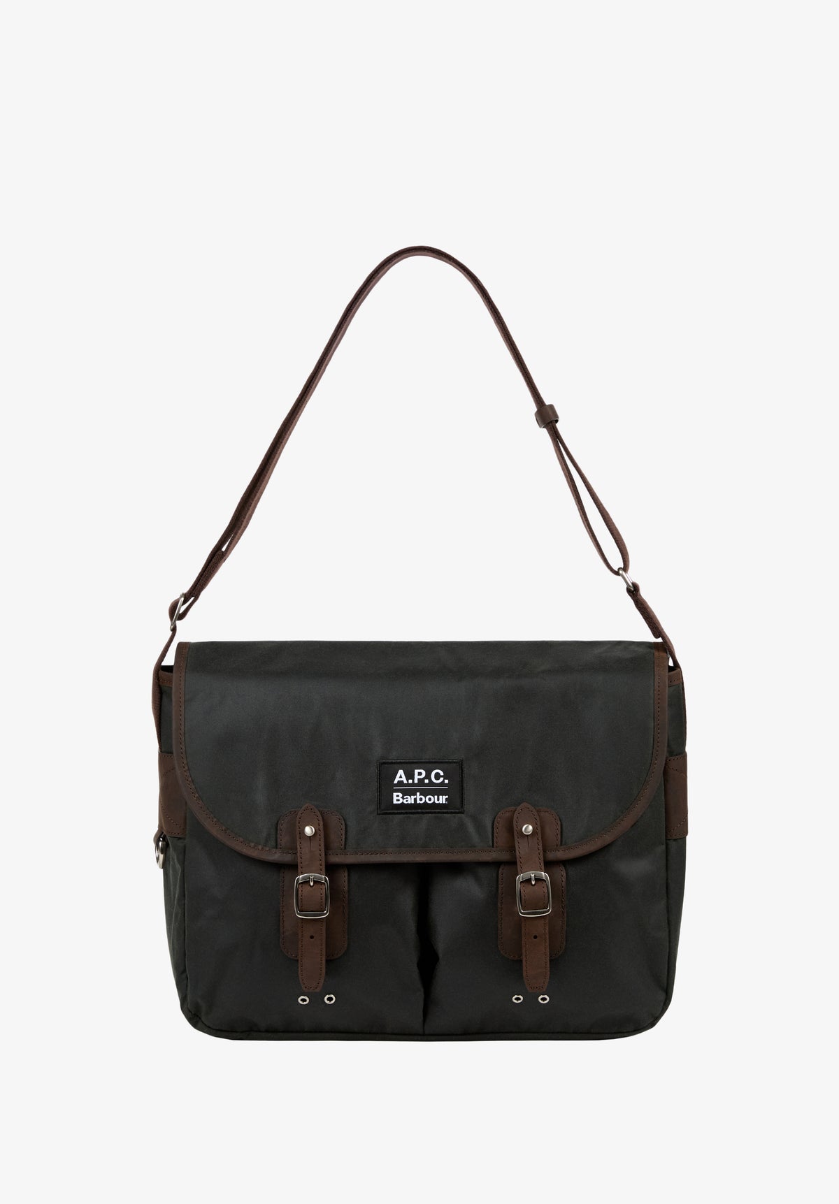 Umhängetasche aus gewachster Baumwolle A.P.C X Barbour