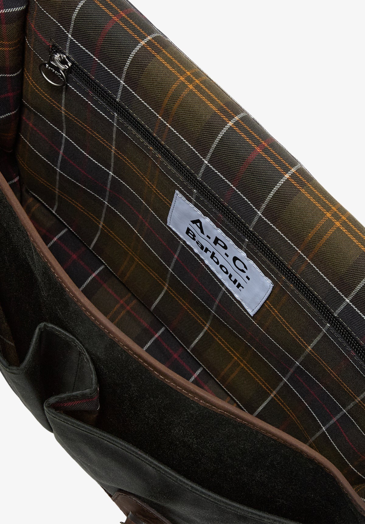Umhängetasche aus gewachster Baumwolle A.P.C X Barbour