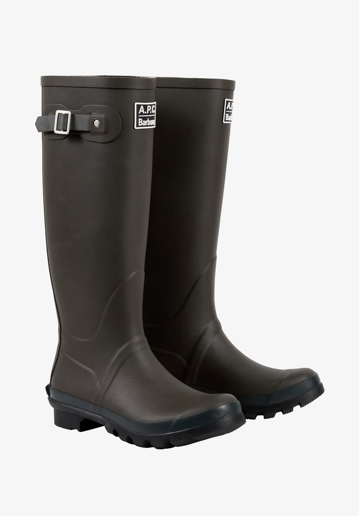 Bottes hautes A.P.C X Barbour