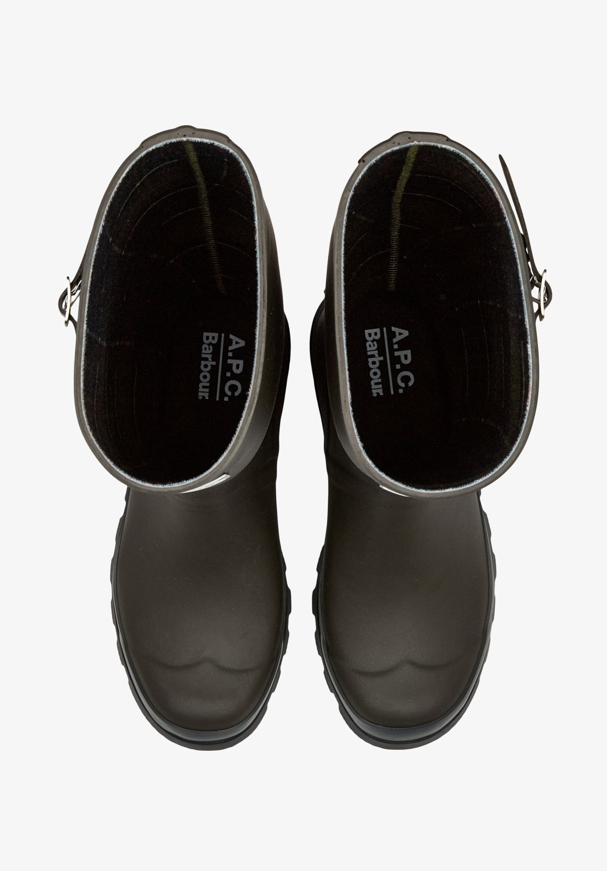 Bottes hautes A.P.C X Barbour