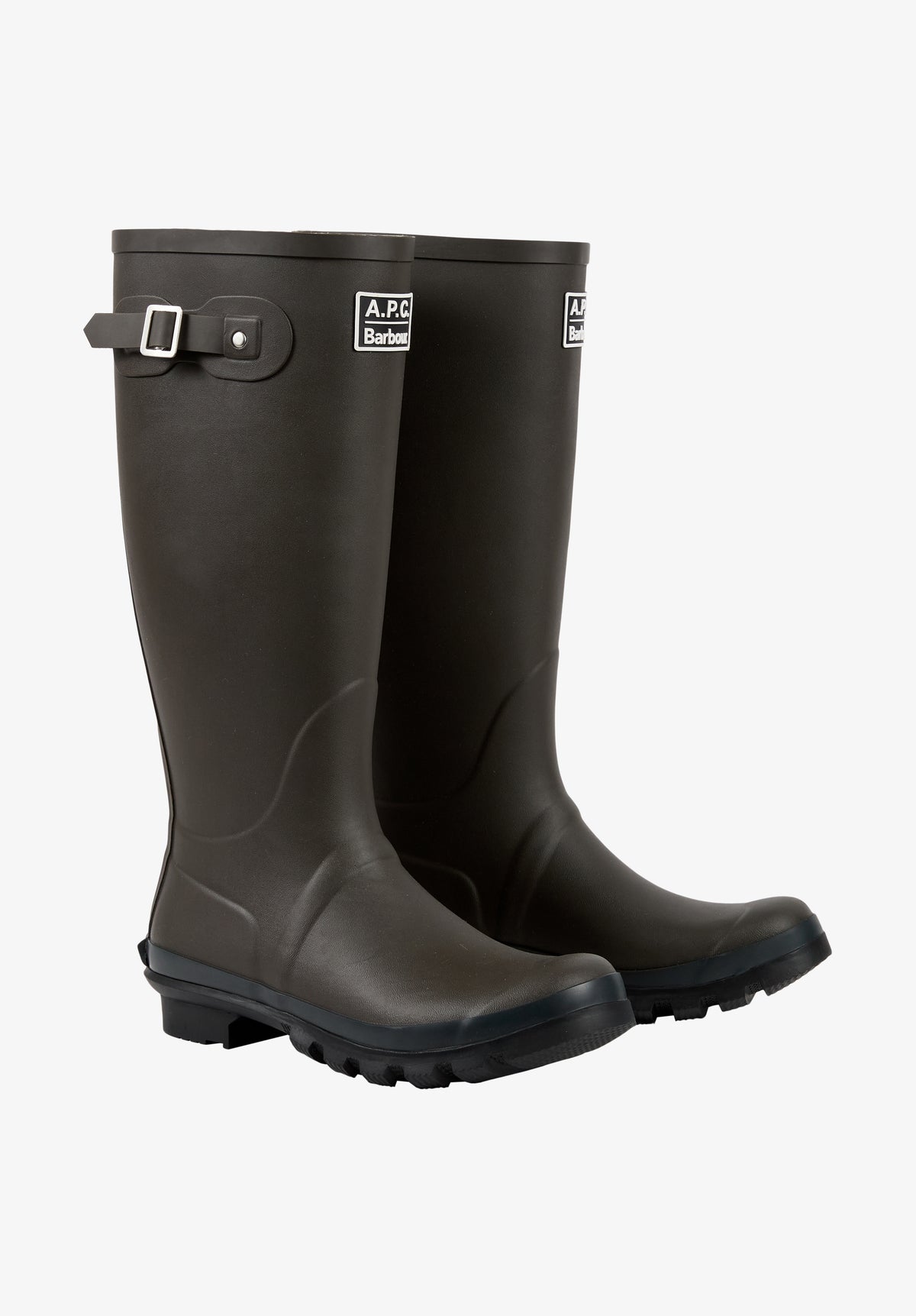 Hohe Stiefel A.P.C X Barbour