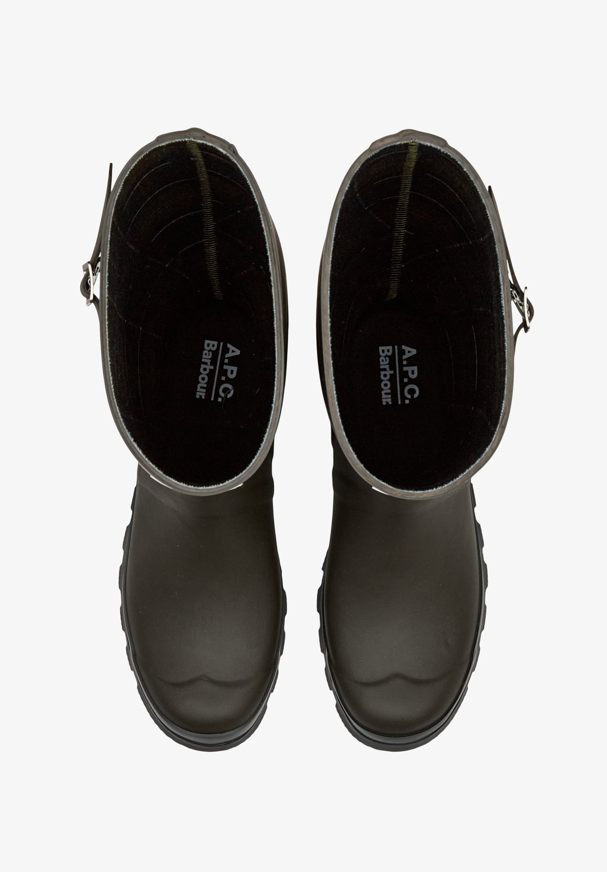 Hohe Stiefel A.P.C X Barbour