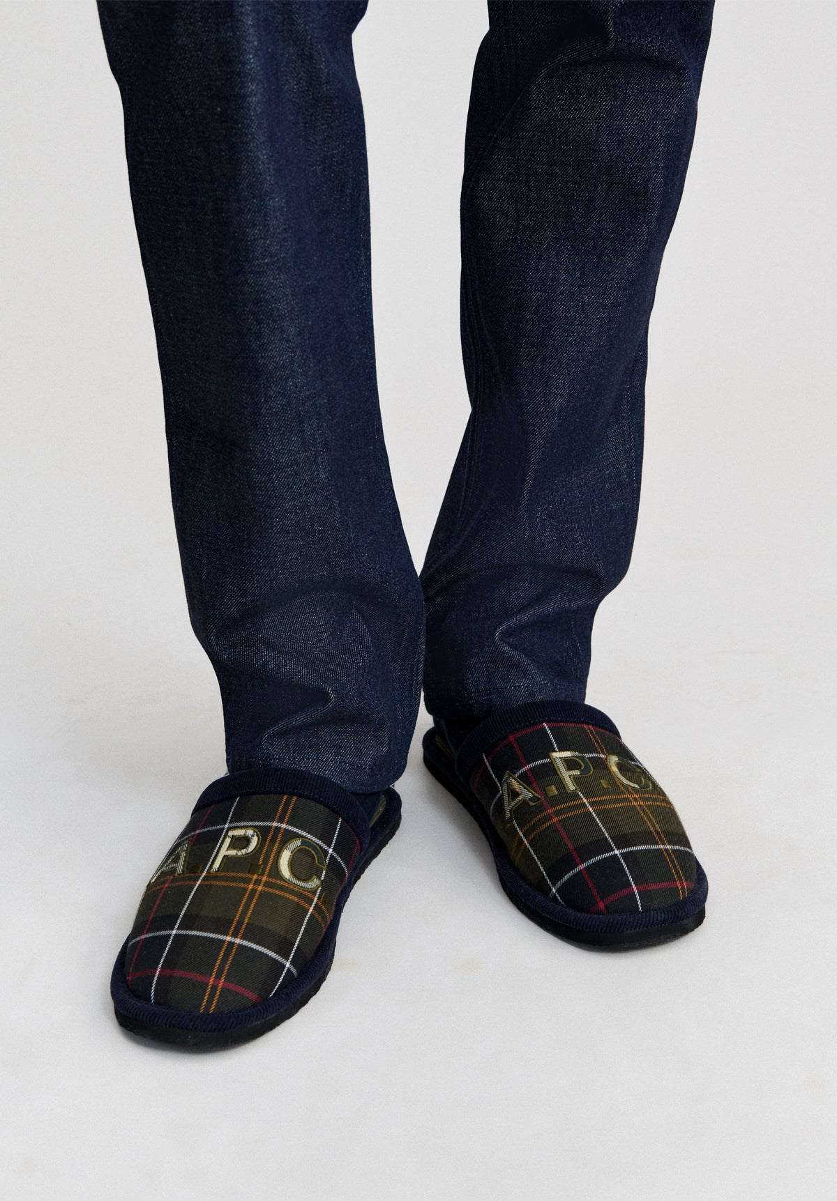 Chaussons A.P.C X Barbour