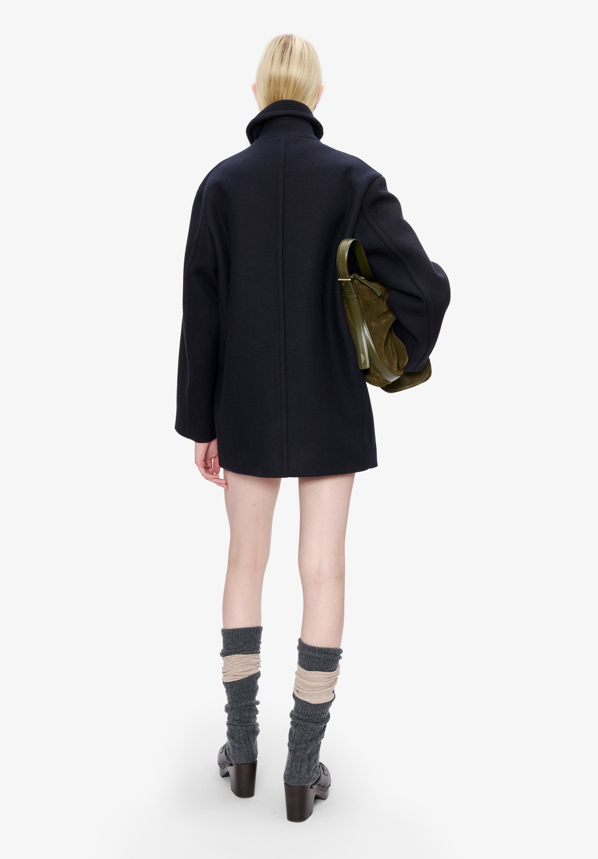 Cabanjacke aus recycelter Wolle