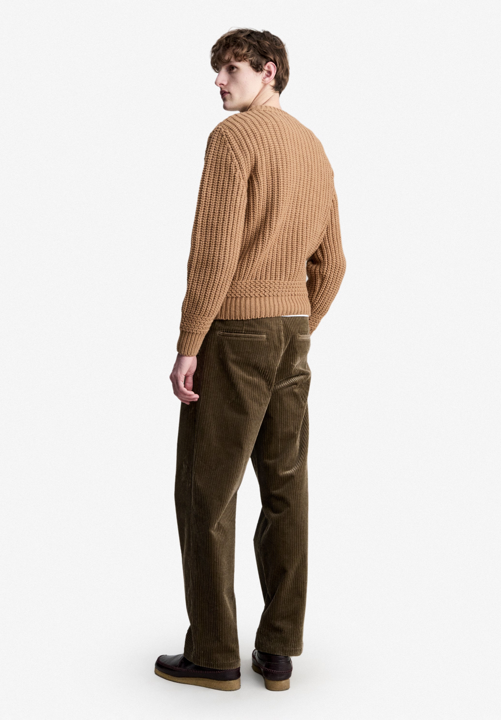 Camel sweater in recycled wool - 2
