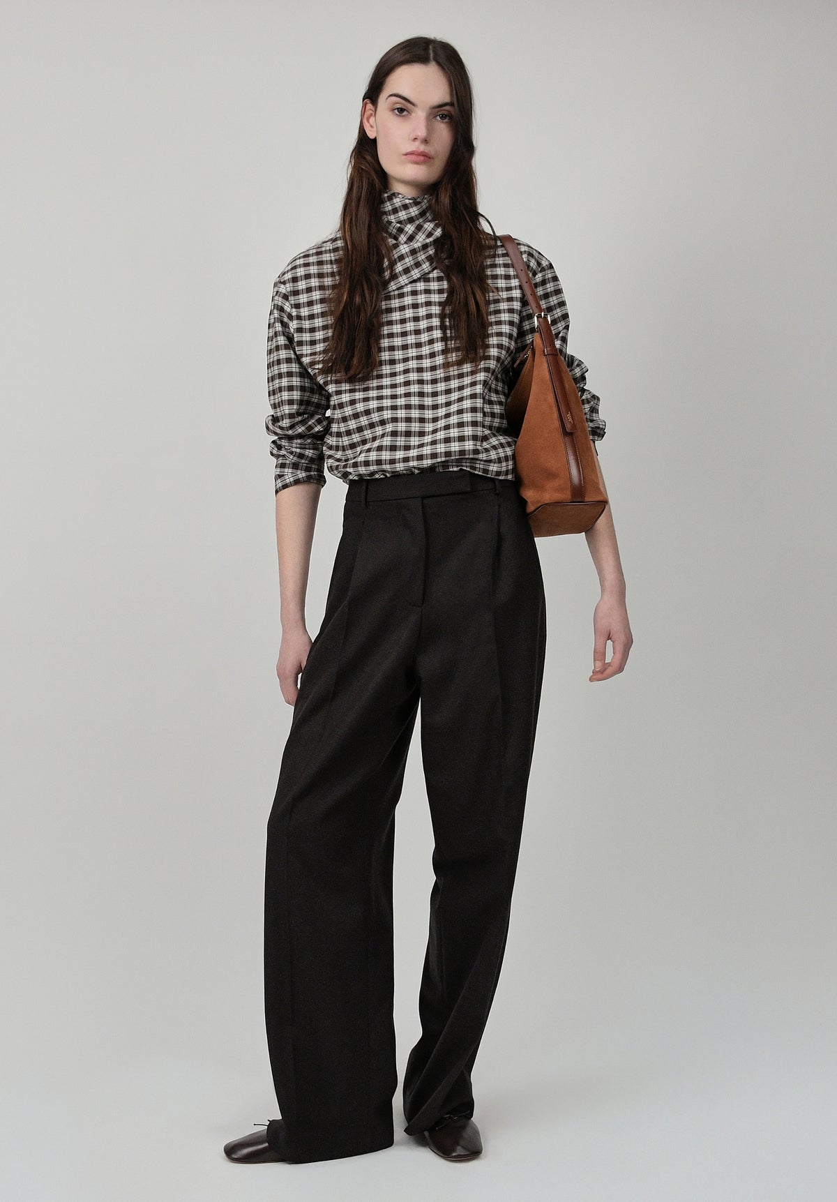Blouse à col foulard