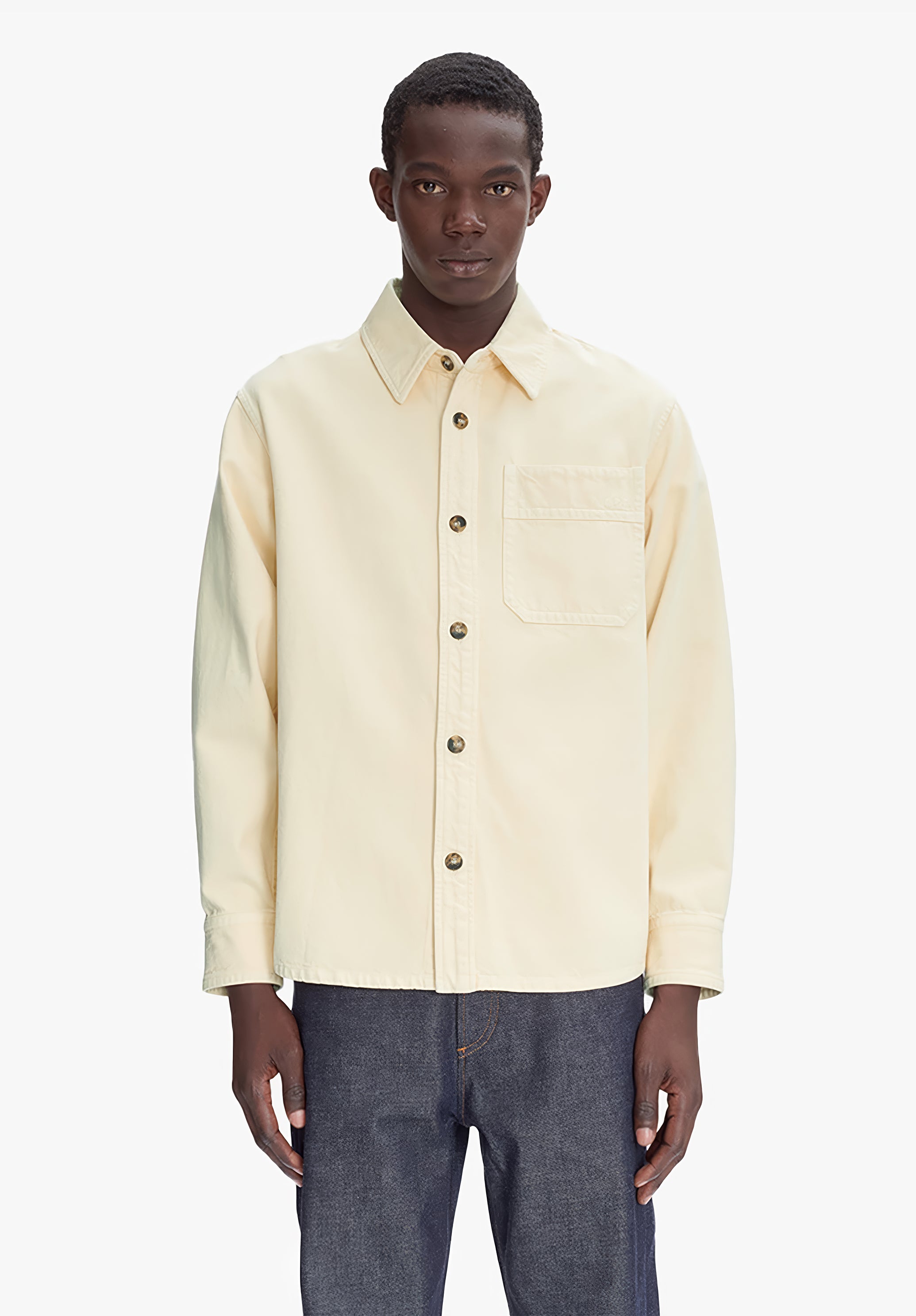Basile Brodée Poitrine overshirt - 1