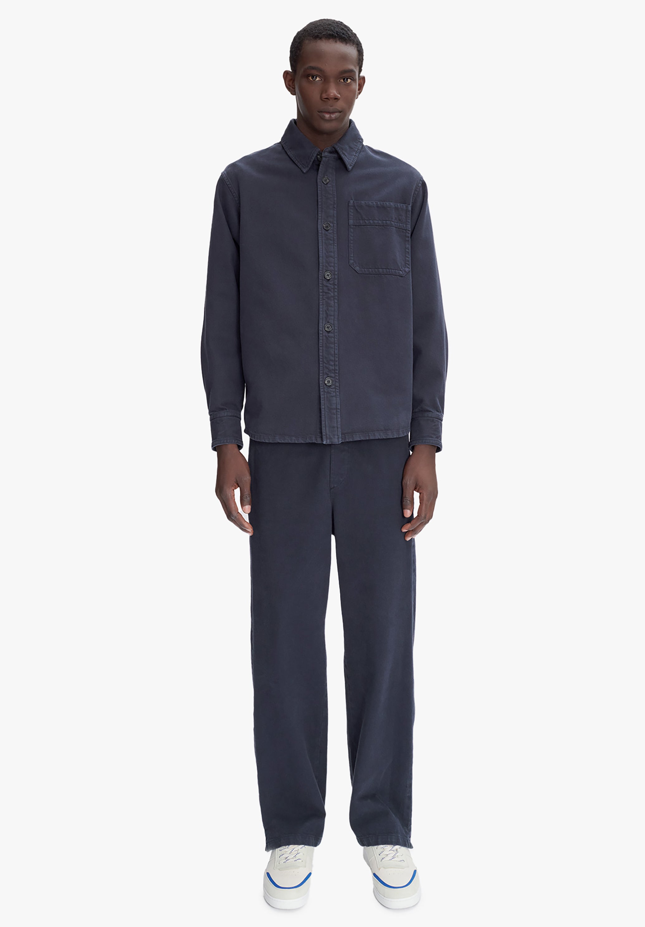 Basile Brodée Poitrine overshirt - 4