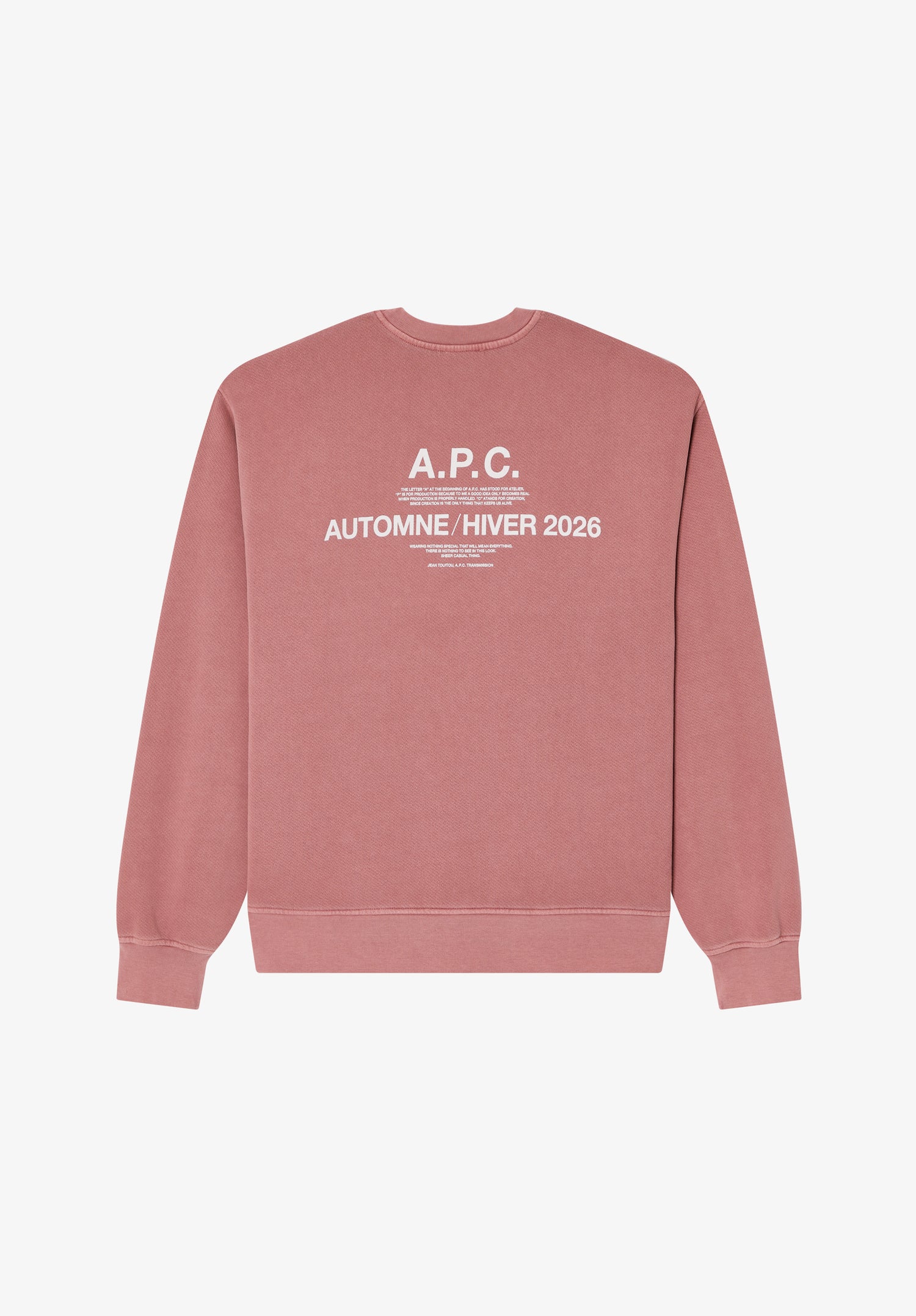 Boxy A.P.C. Herbst 28 Sweatshirt