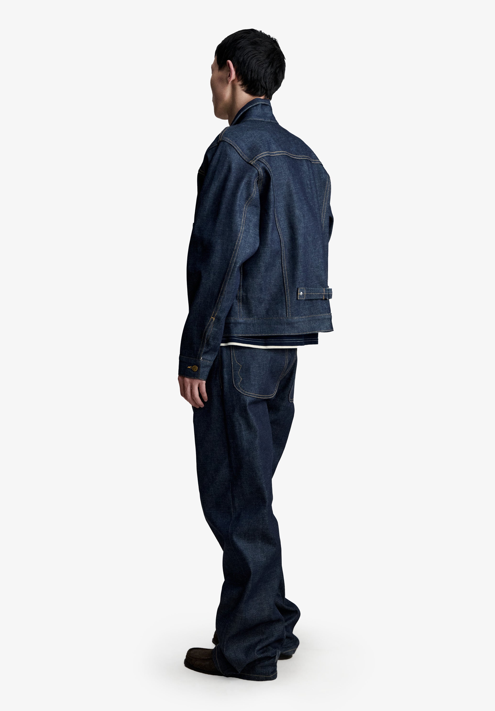 A.P.C. black denim jacket 完売品 A.P.C. x Brain Dead Trucker jacket | A.P.C.