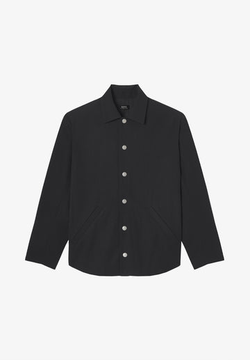 Schwarze Hemdjacke