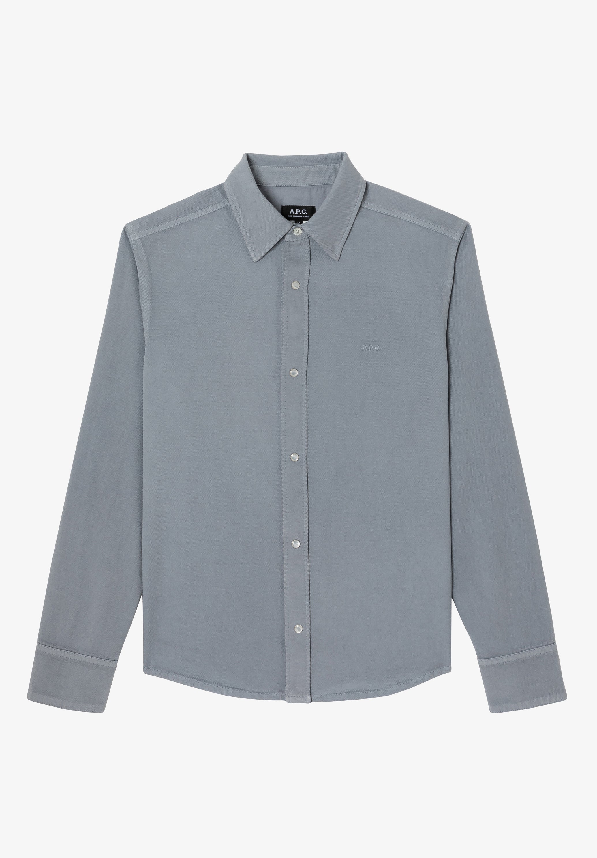 A.P.C. embroidered overshirt - 1