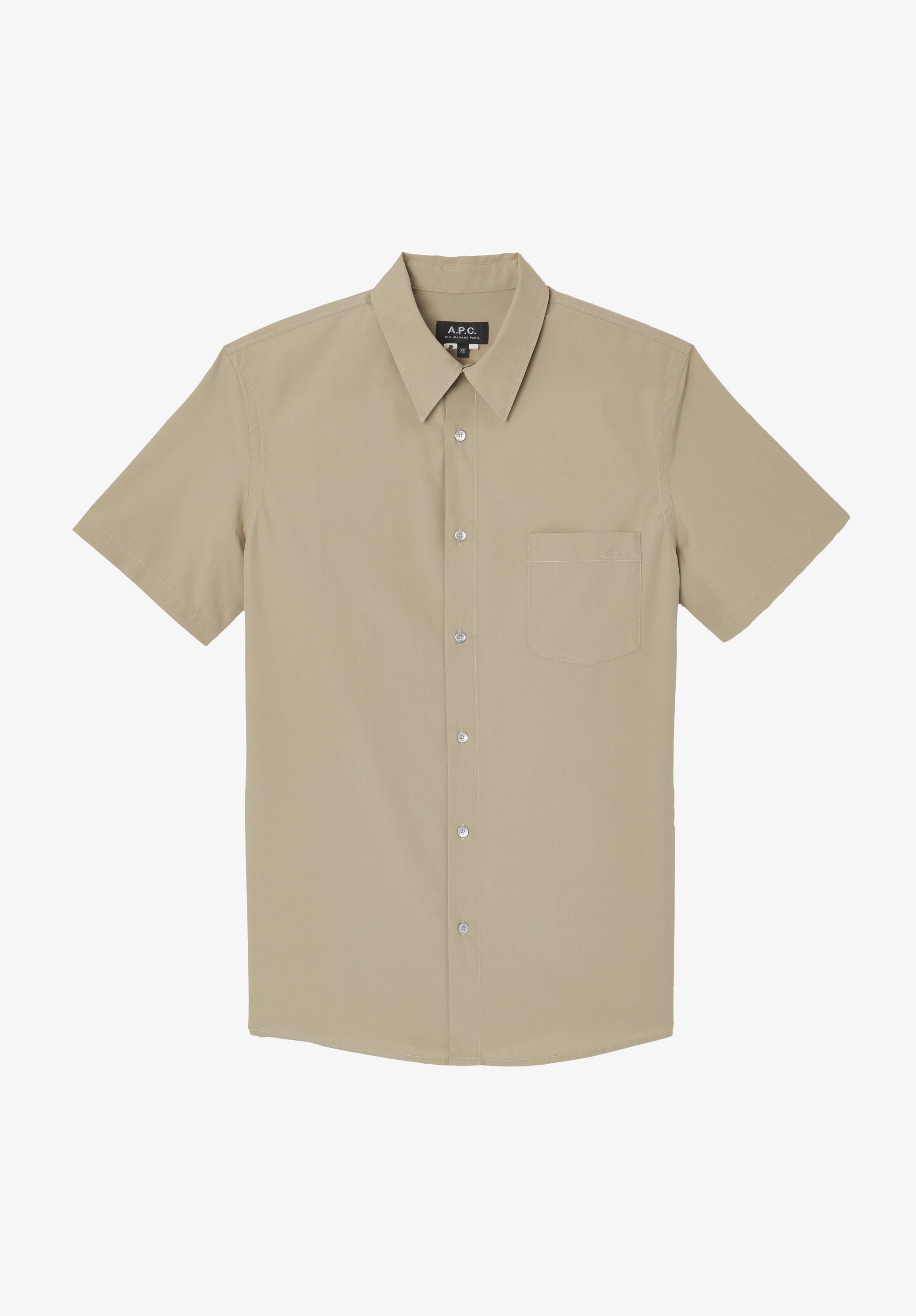 Poplin short-sleeve shirt - 0