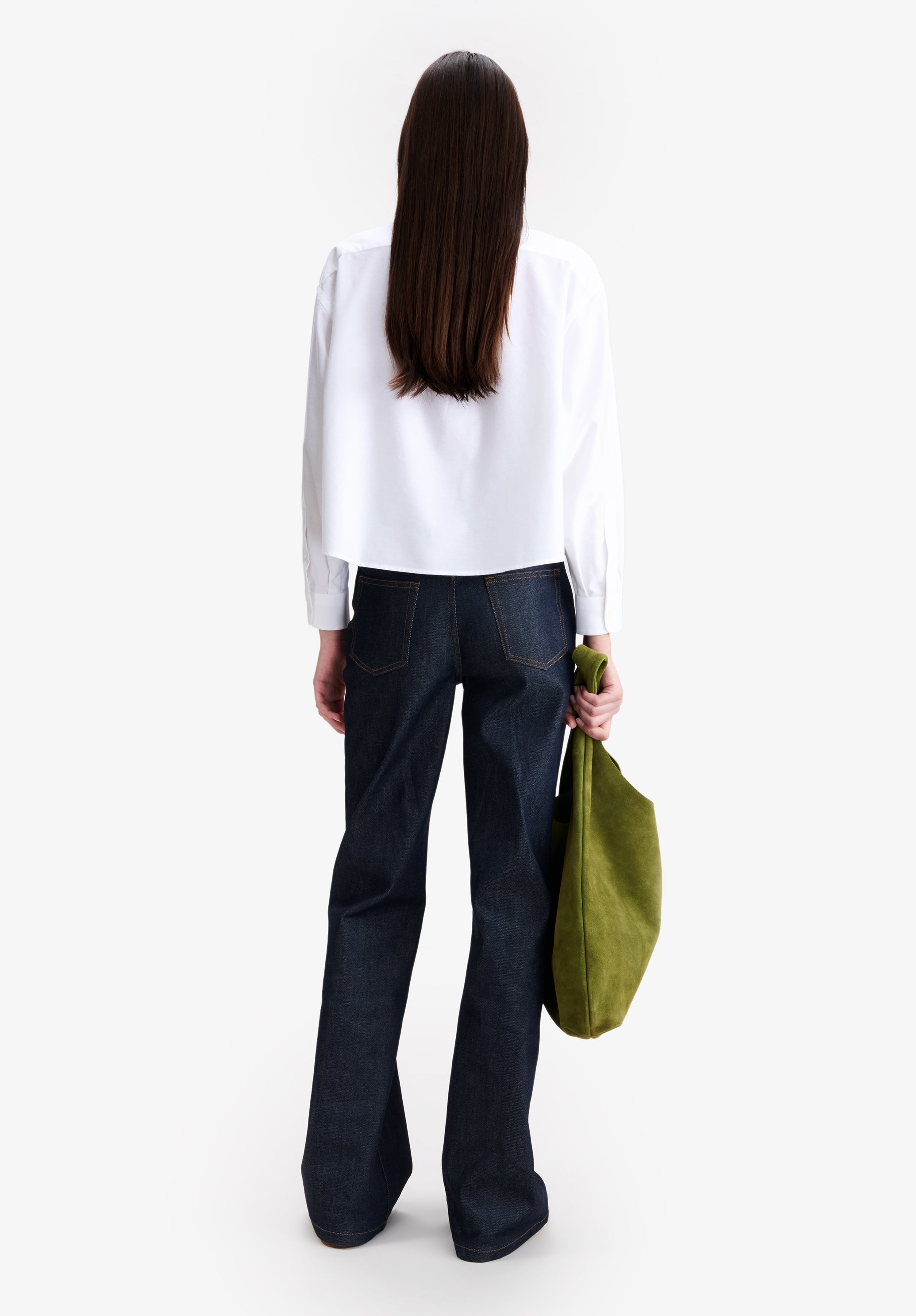 Short white oxford shirt - 2