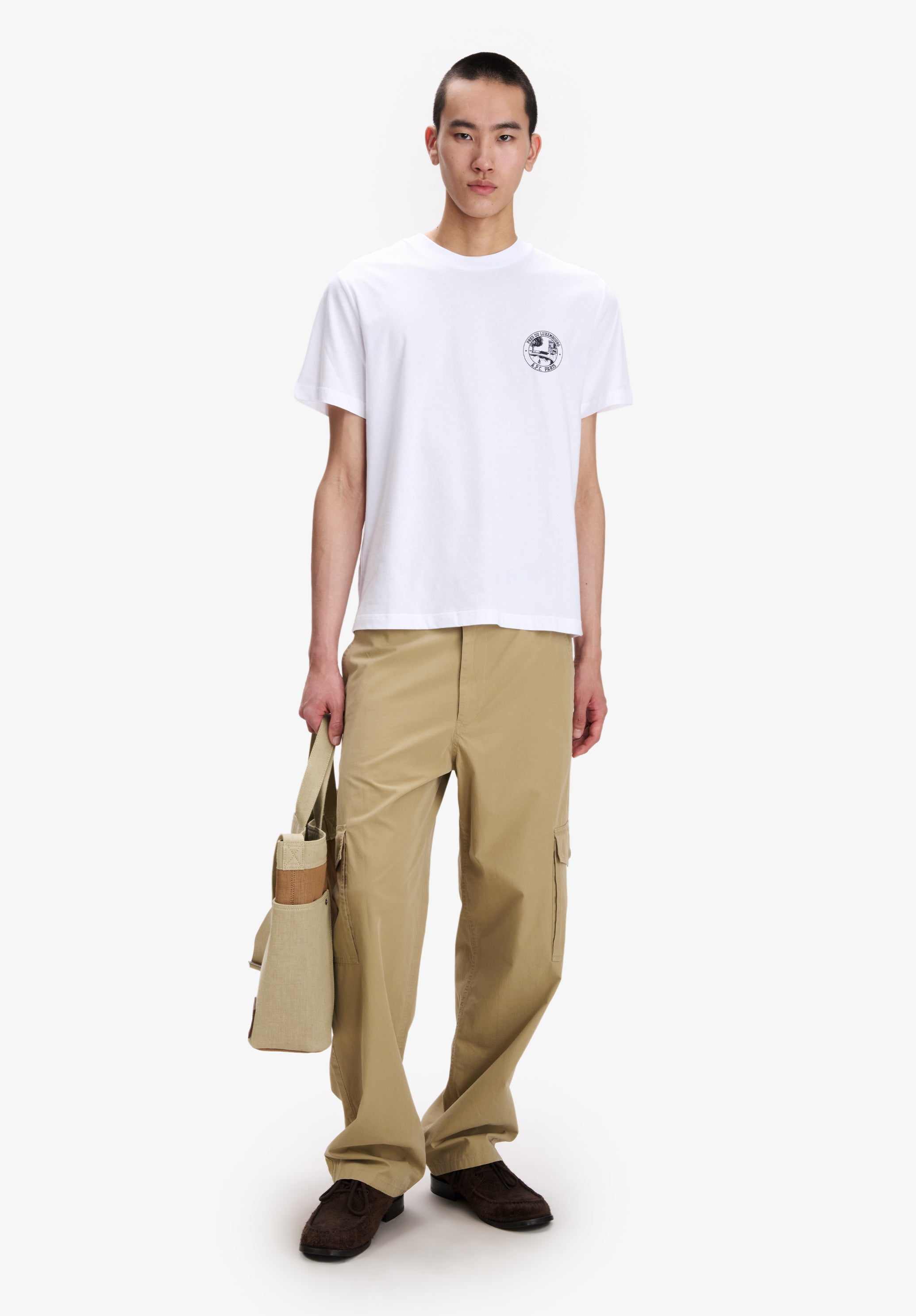White t-shirt with garden logo - 1