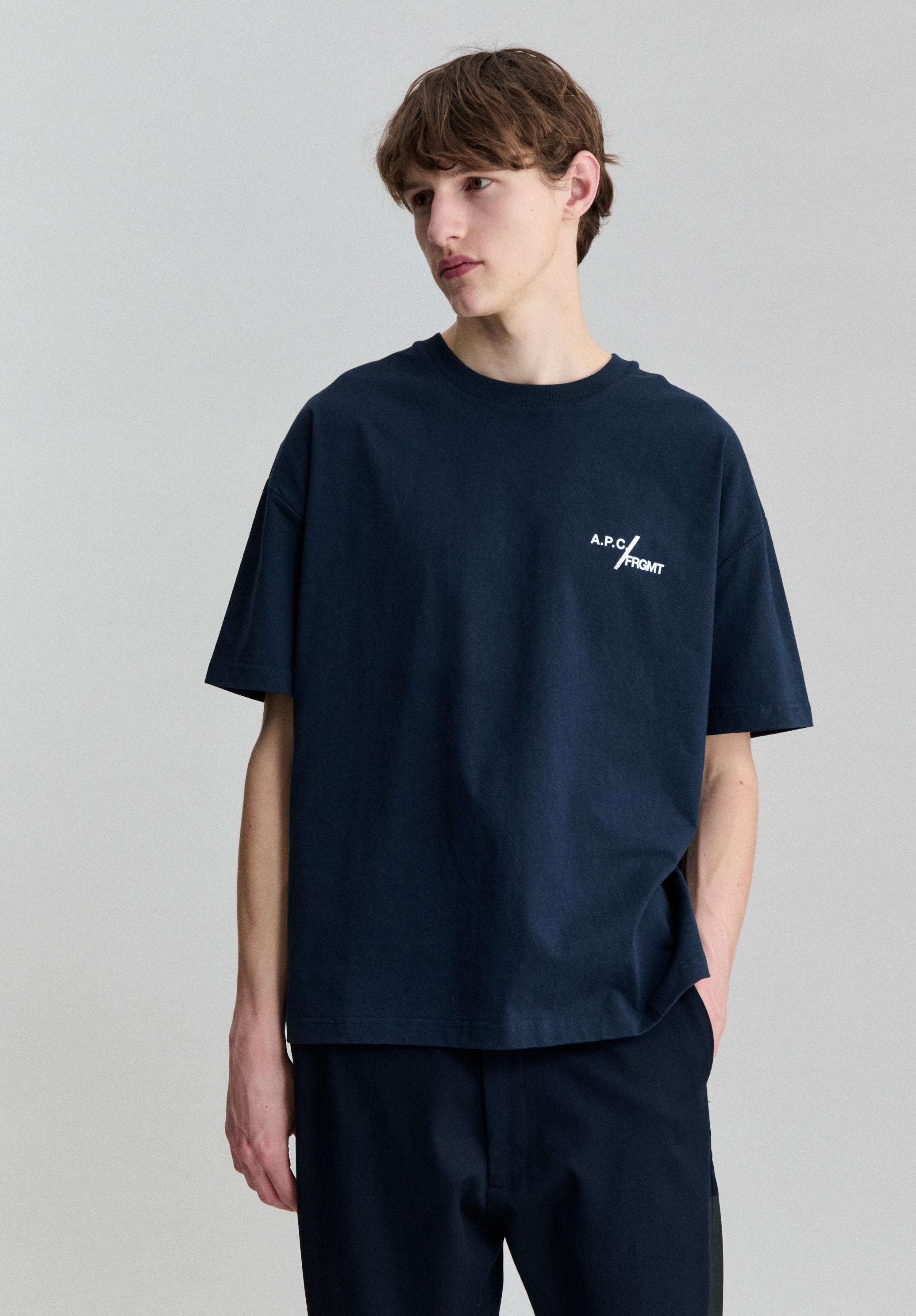 【新品】A.P.C. FRGMT Renoncement Tシャツ L ネイビー A.P.C. FRGMT. Renoncement T-shirt | A.P.C.