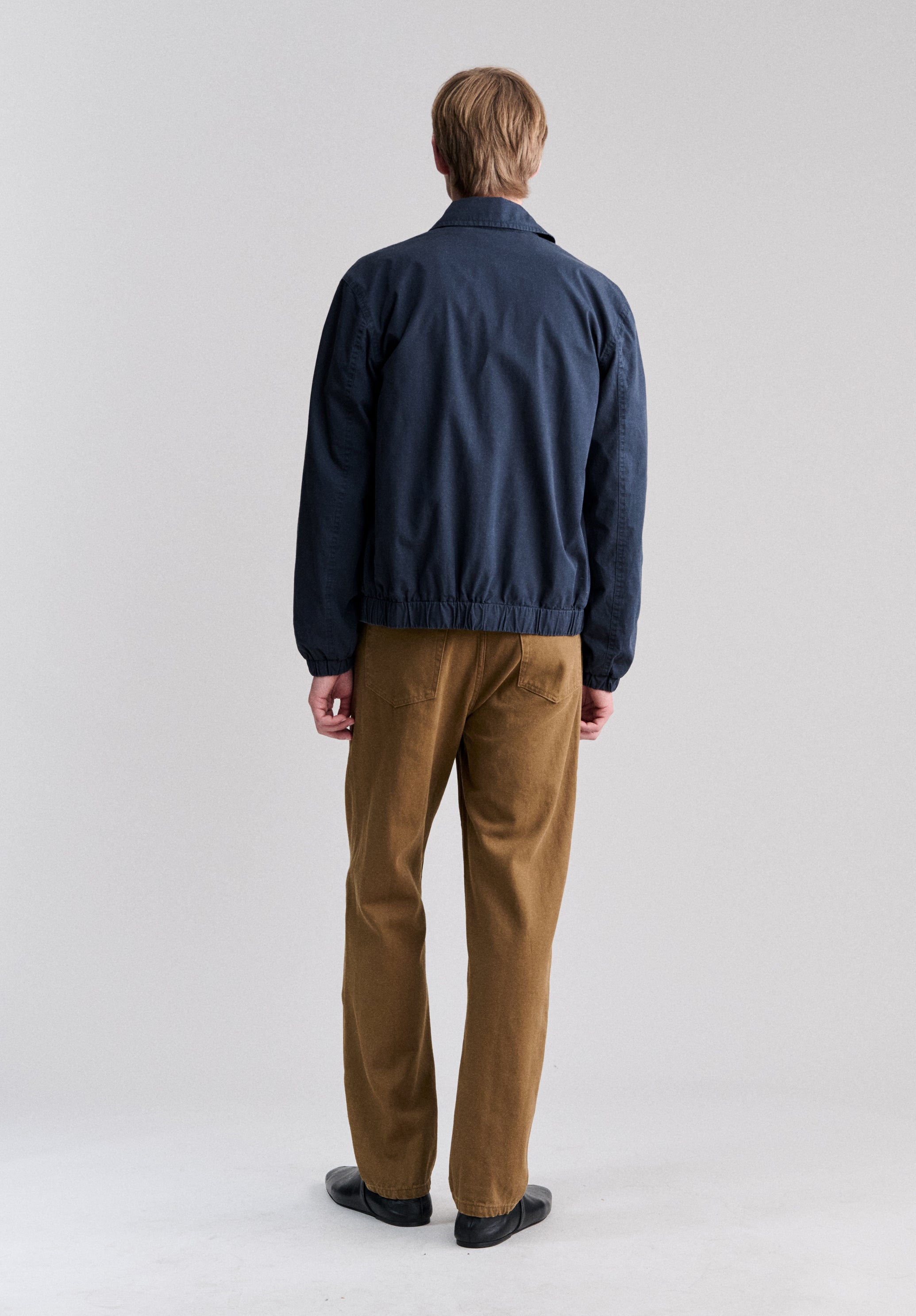 Leichte marineblaue Baumwolljacke
