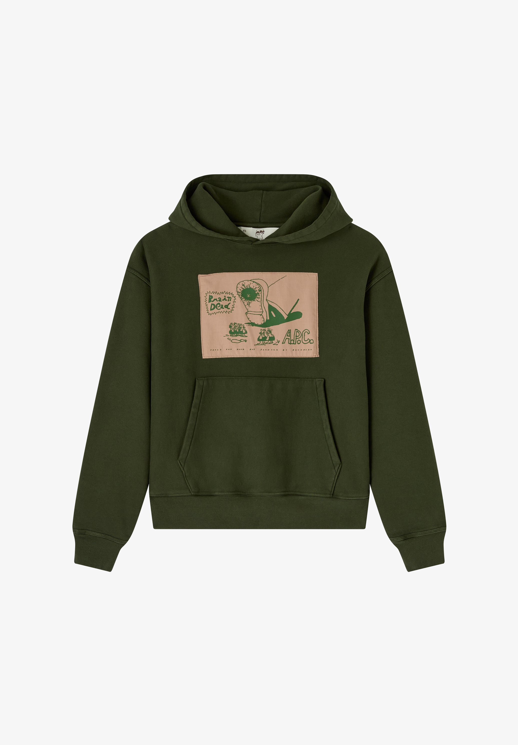 A.P.C. x Brain Dead Stomp hoodie - 0