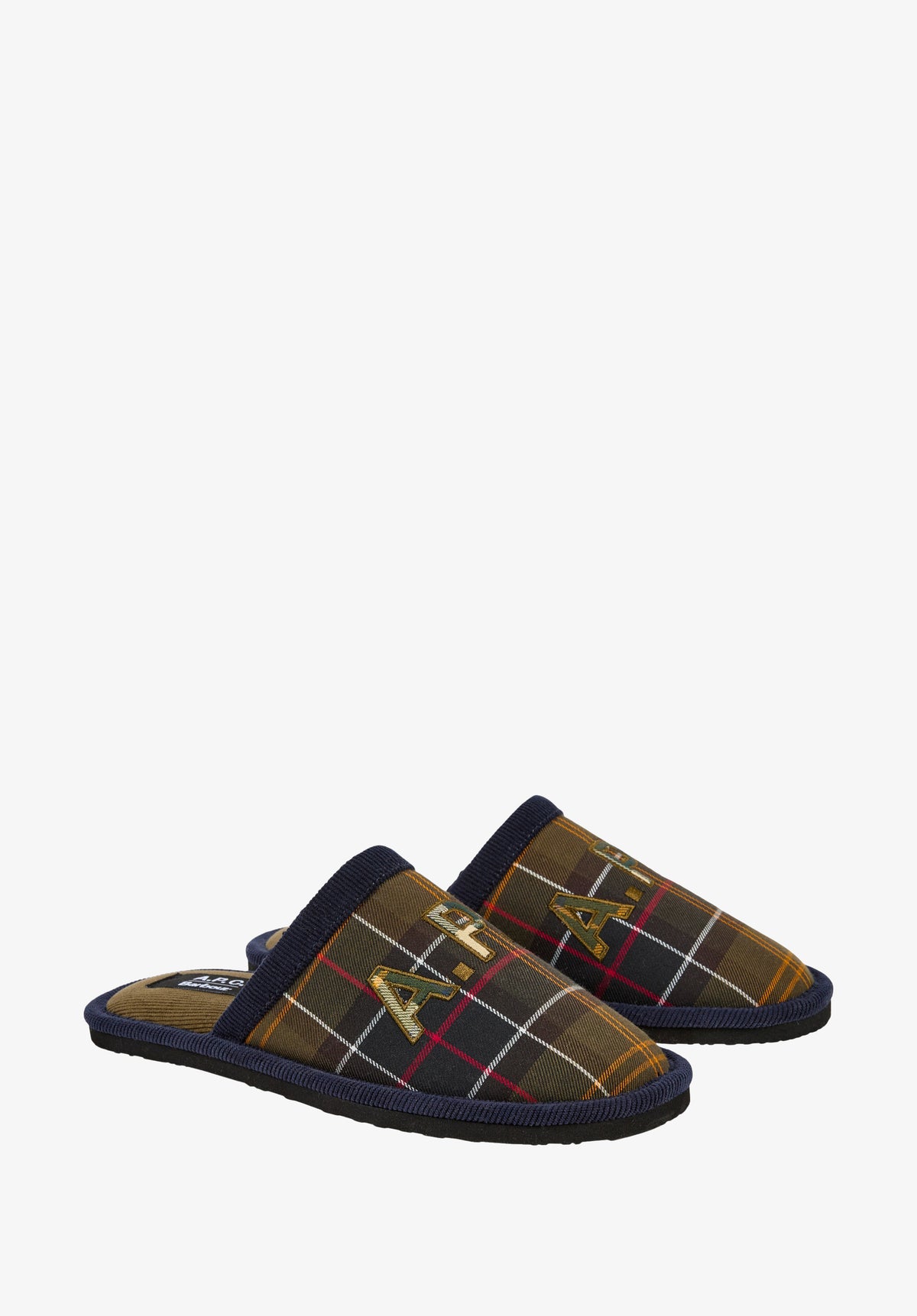 Chaussons A.P.C X Barbour