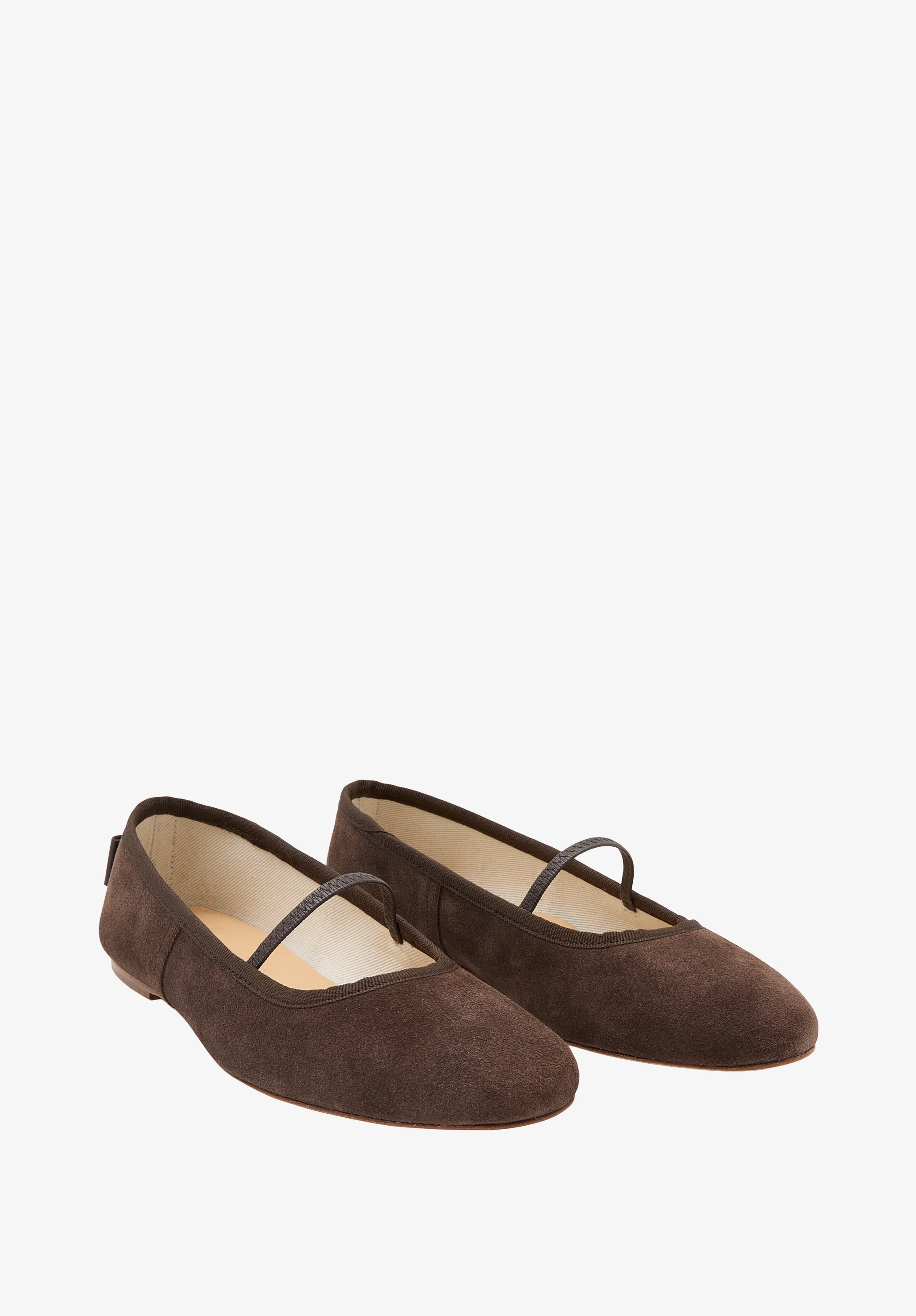 Split leather ballet flats - 3