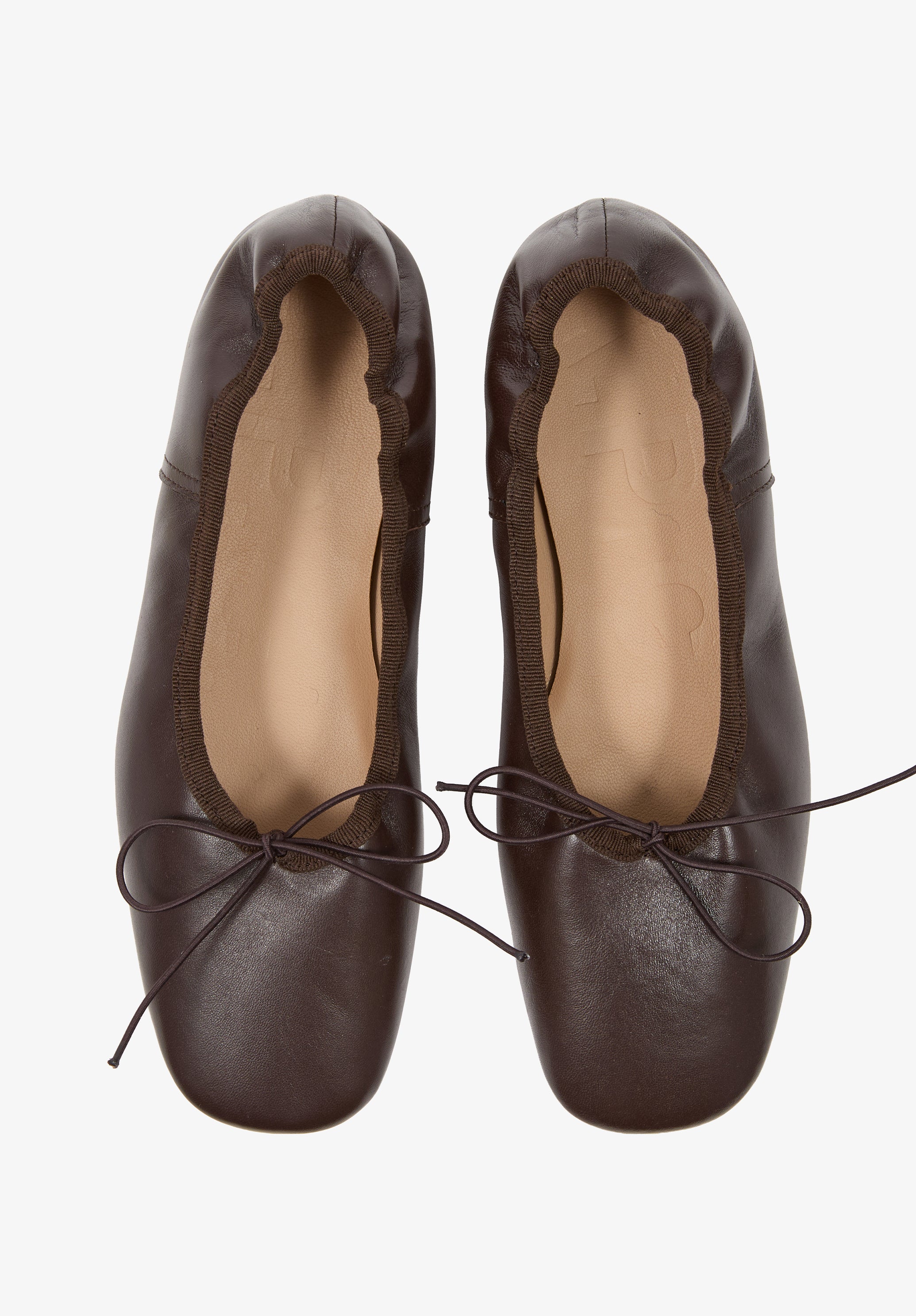 Ballet flats in smooth leather - 3