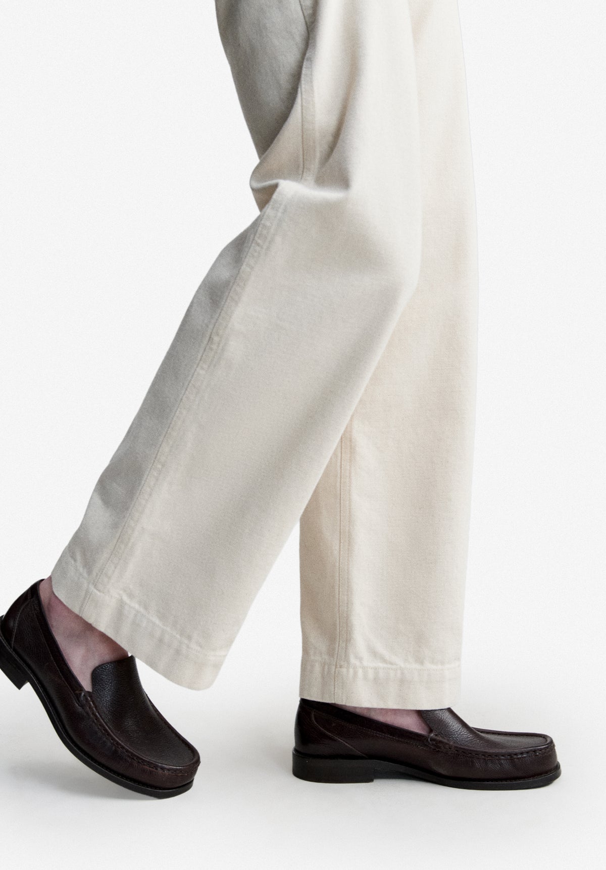 Moccasins in vegetable-tanned leather - 1