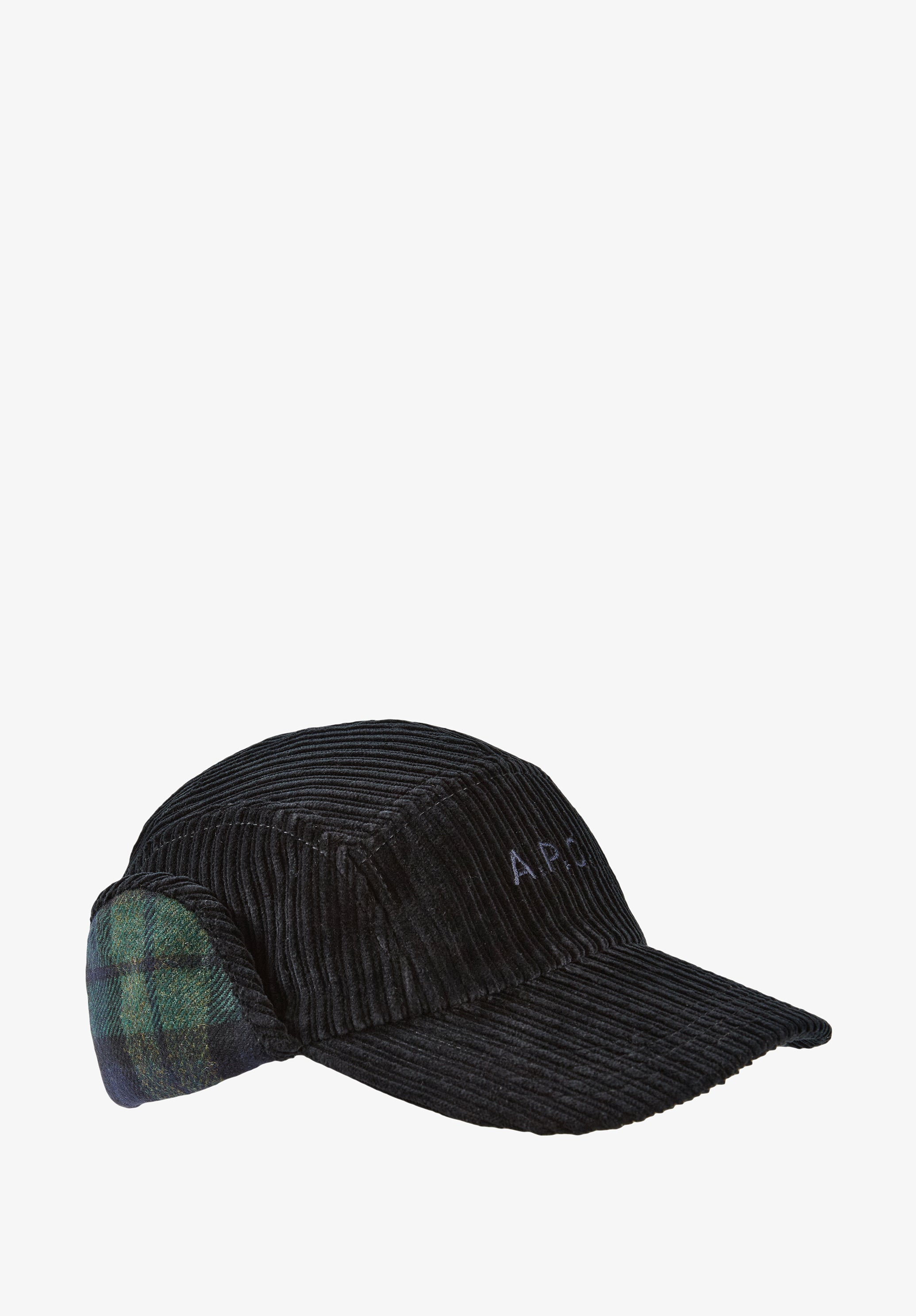 Corduroy and wool baseball cap - 0