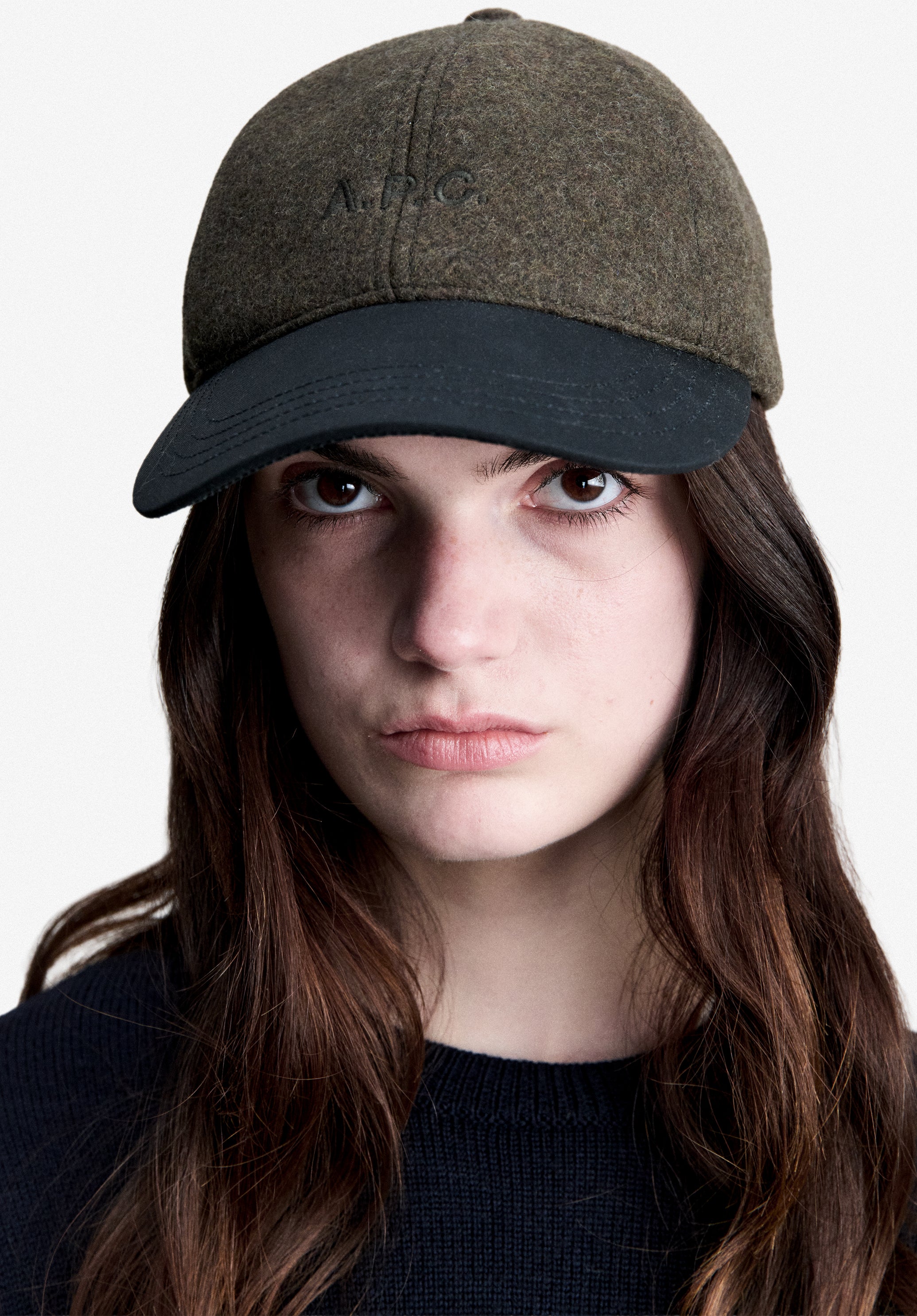 Wool baseball cap - 1