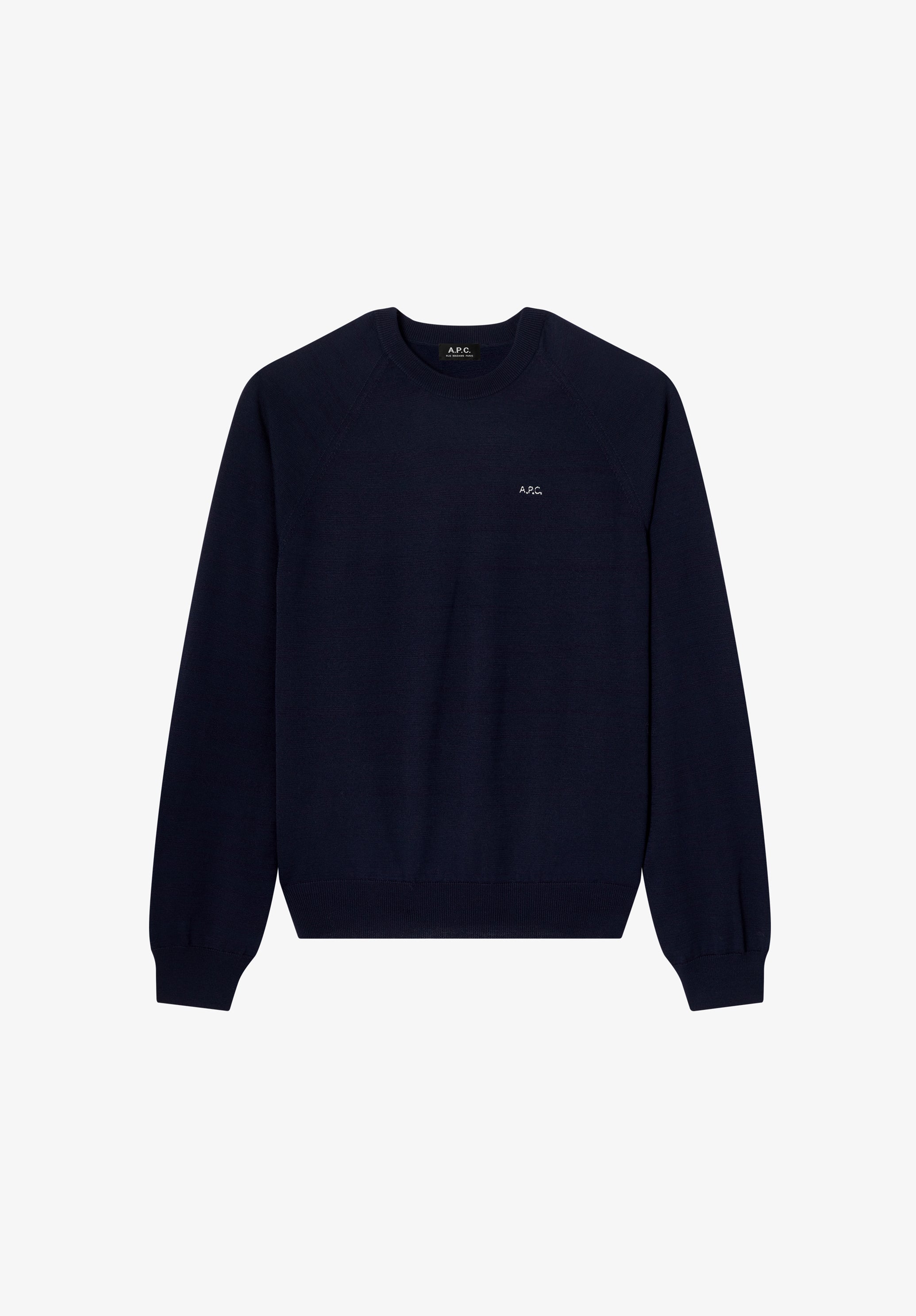 Navy blue raglan-sleeve sweater - 0